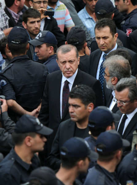 Turkish Prime Minister Erdogan visits Soma