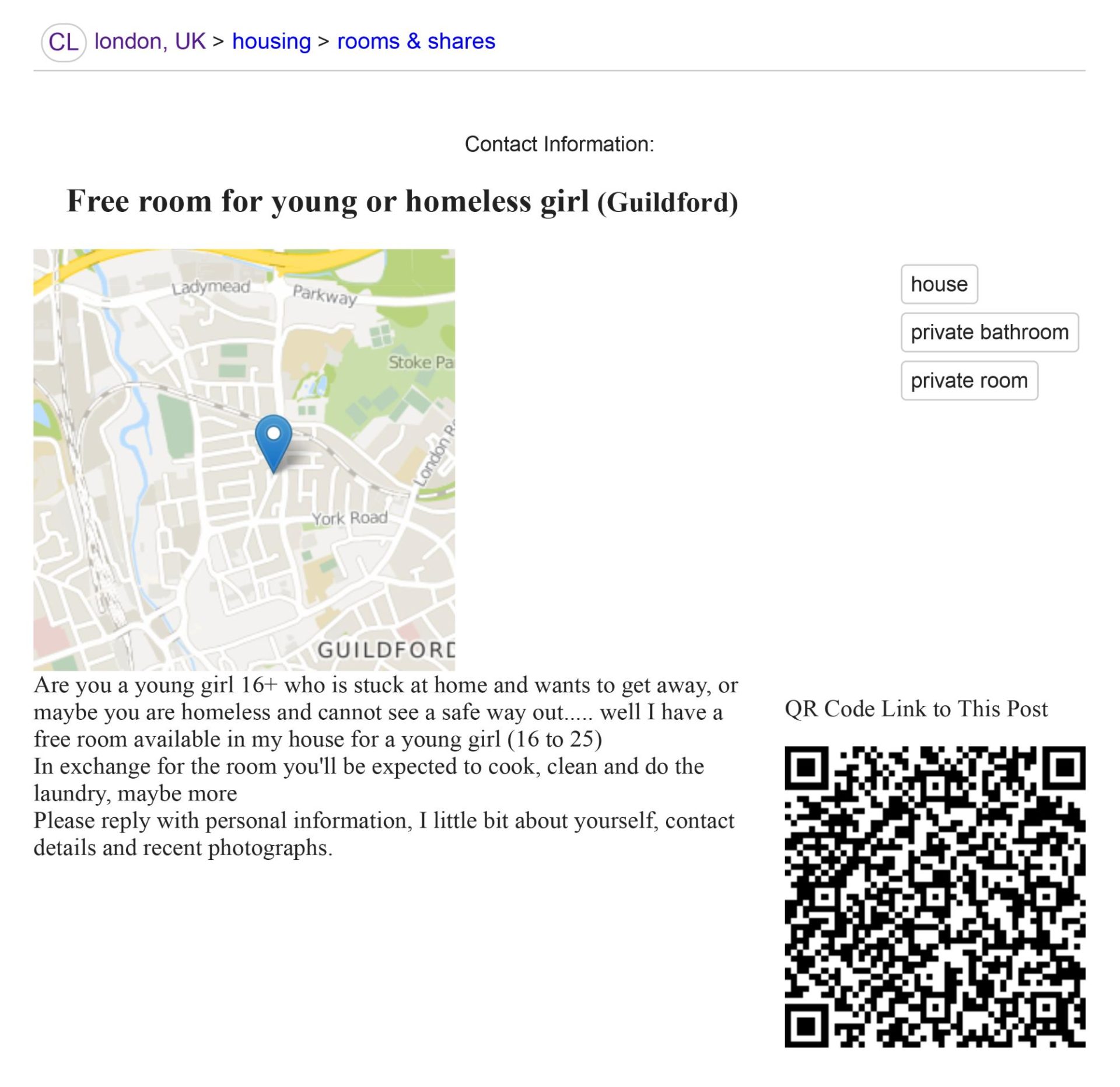 Craigslust: “We’ll Have Sex and You Don’t Need to Pay Much for the Flat”