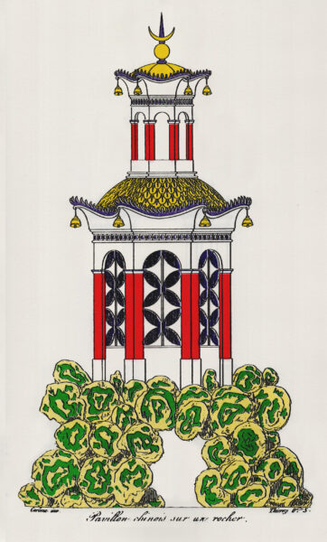 Pavilion chinois sur un rocher smaller